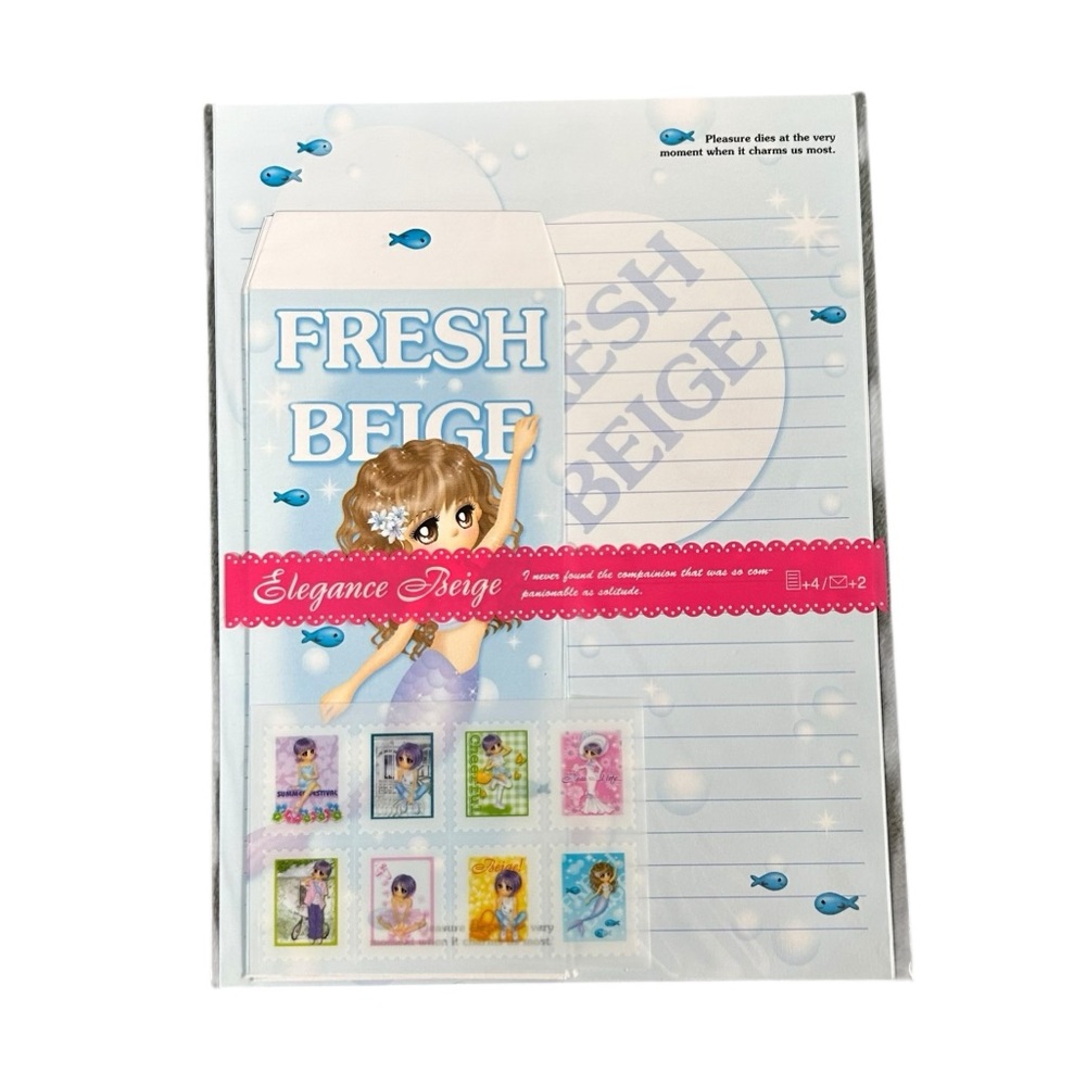 Vintage Sunflower Fancy Elegance Beige Letter Set Y2K Korean Stationary Kawaii